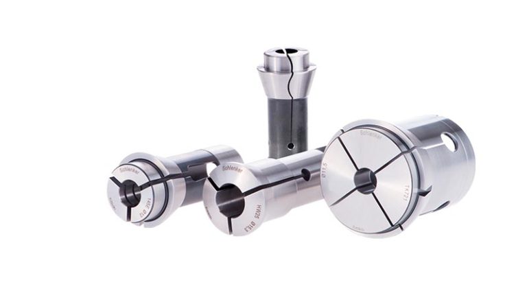 Sistema de sujeción de piezas CNC en torno industrial